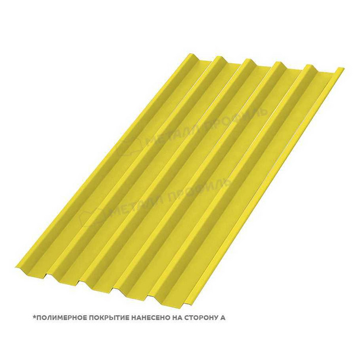 Профлист Металл Профиль С-44 0,7 Полиэстер RAL 1018 Желтый цинк